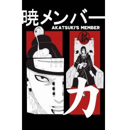 Camiseta Naruto Akatsuki's member