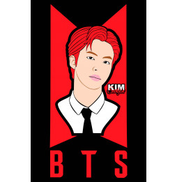 Camiseta BTS Kim