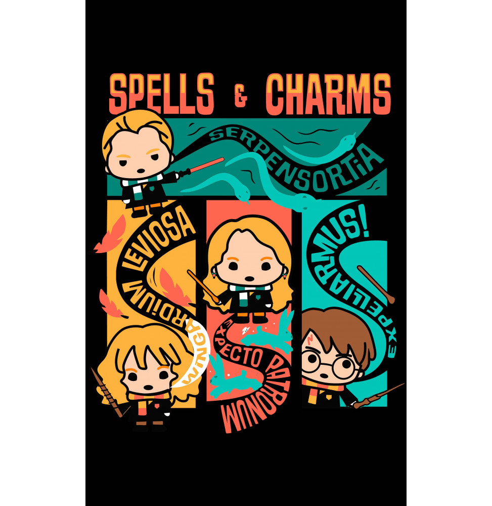 Camiseta Harry Potter Spells and Charms