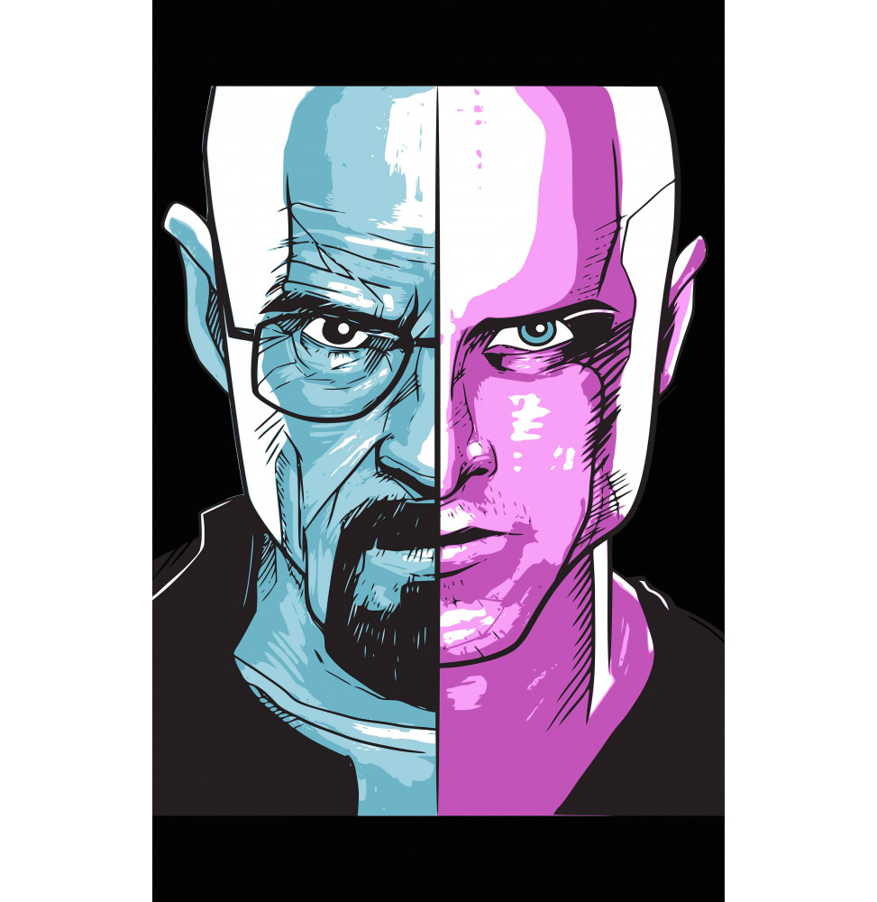 Camiseta Breaking Bad Walter and Jesse