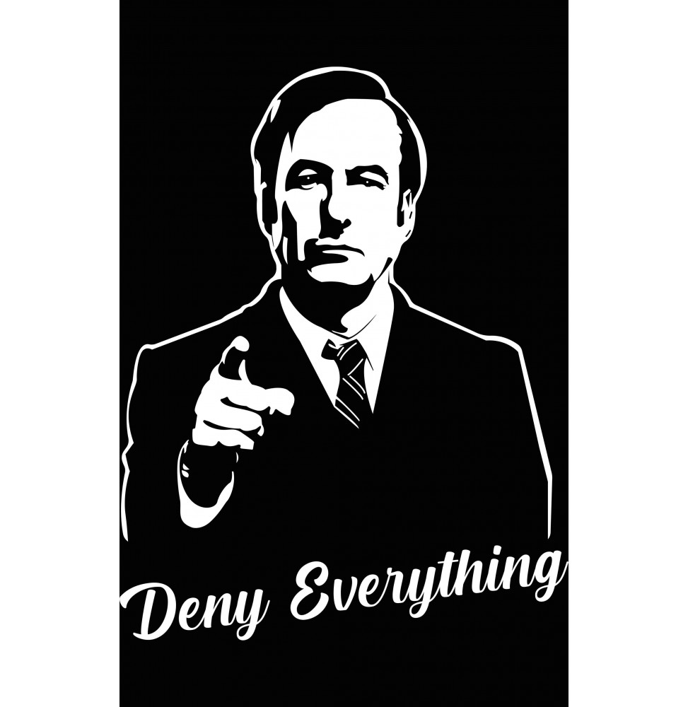 Camiseta Breaking Bad Deny Everything