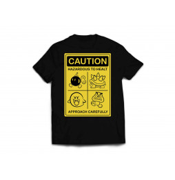 Camiseta Mario Bros Caution