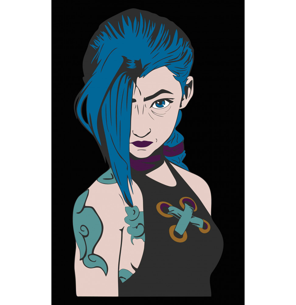 Camiseta League of Legends Jinx