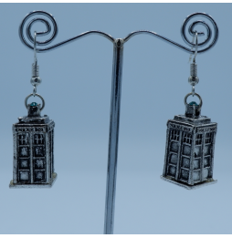 Pendientes Doctor Who Cabina