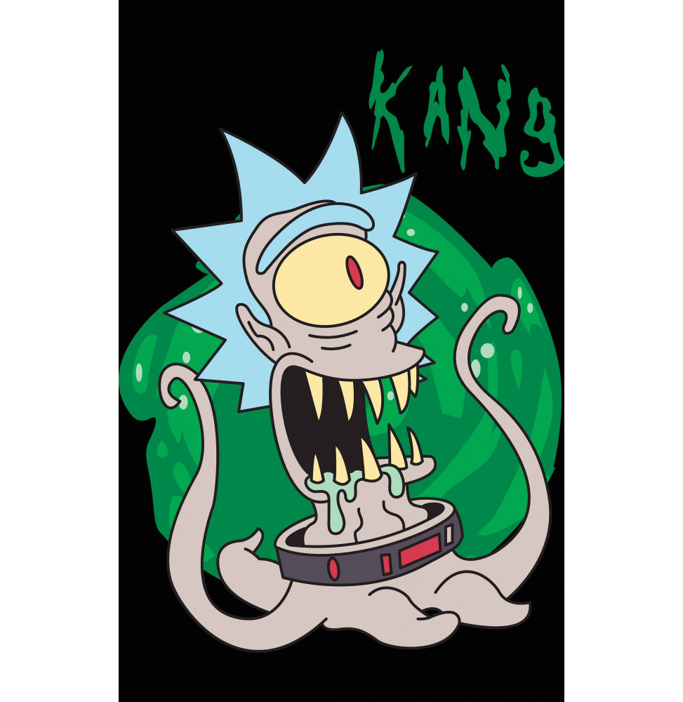 Camiseta Rick y Morty Kang