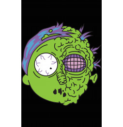 Camiseta Rick y Morty Zombie