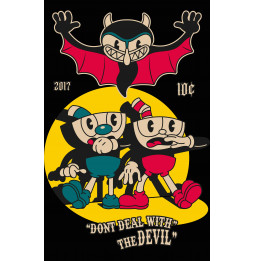 Camiseta Cuphead Don't deal with the devil