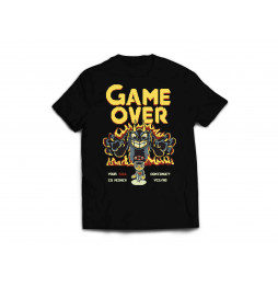 Camiseta Cuphead Game Over