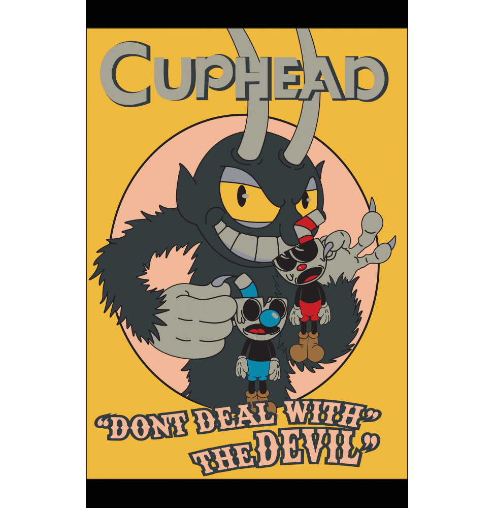 Camiseta Cuphead Don't deal with the devil