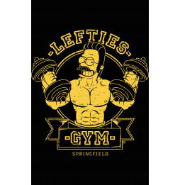 Camiseta Los Simpson Lefties Gym