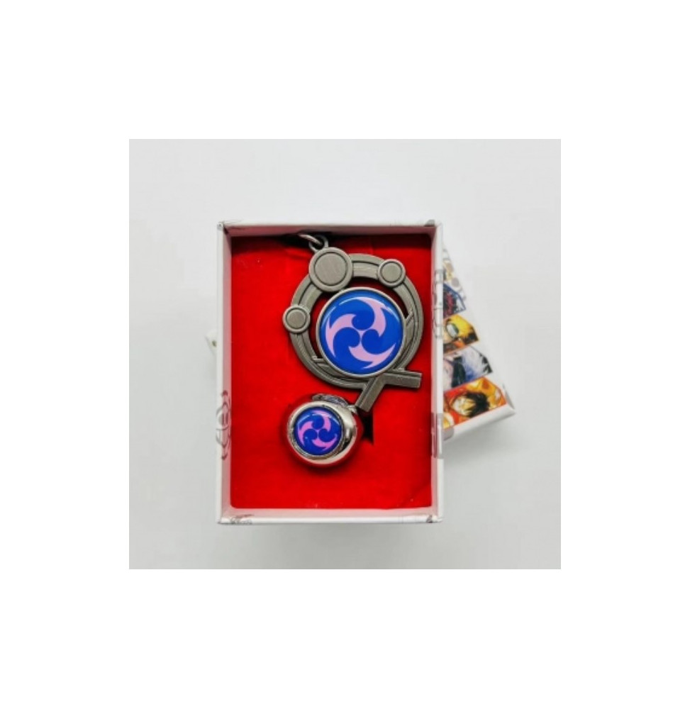 Colgante y Anillo Genshin Impact Azul