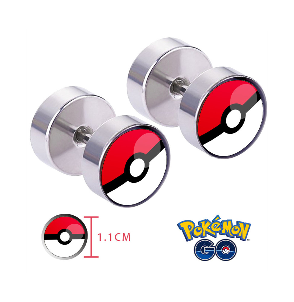 Pendientes Pokemon Pokeball