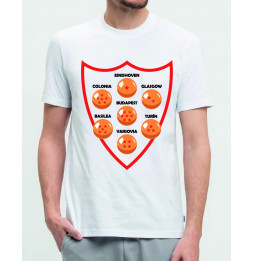 Camiseta Sevilla F.C Bolas de Dragón Blanca