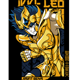 Camiseta Caballeros del Zodiaco Saint Seiya Leo