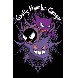 Camiseta Pokemon Gastly Haunter Gengar