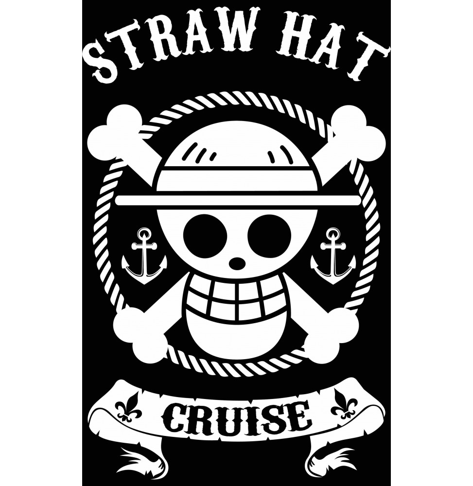 Camiseta One Piece Straw Hat Cruise