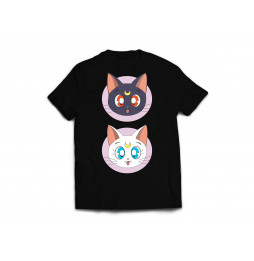 Camiseta Sailor Moon Luna y Artemis