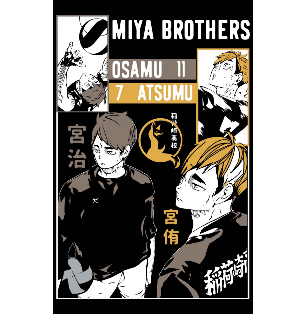 Camiseta Haikyu Miya Brothers