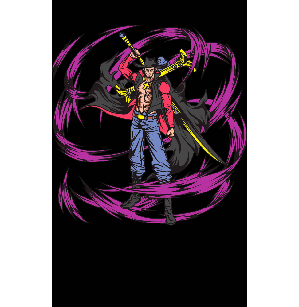 Camiseta One Piece Dracule Mihawk