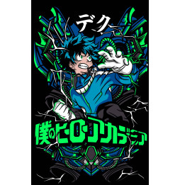 Camiseta Buko no Hero Izuku Midoriya