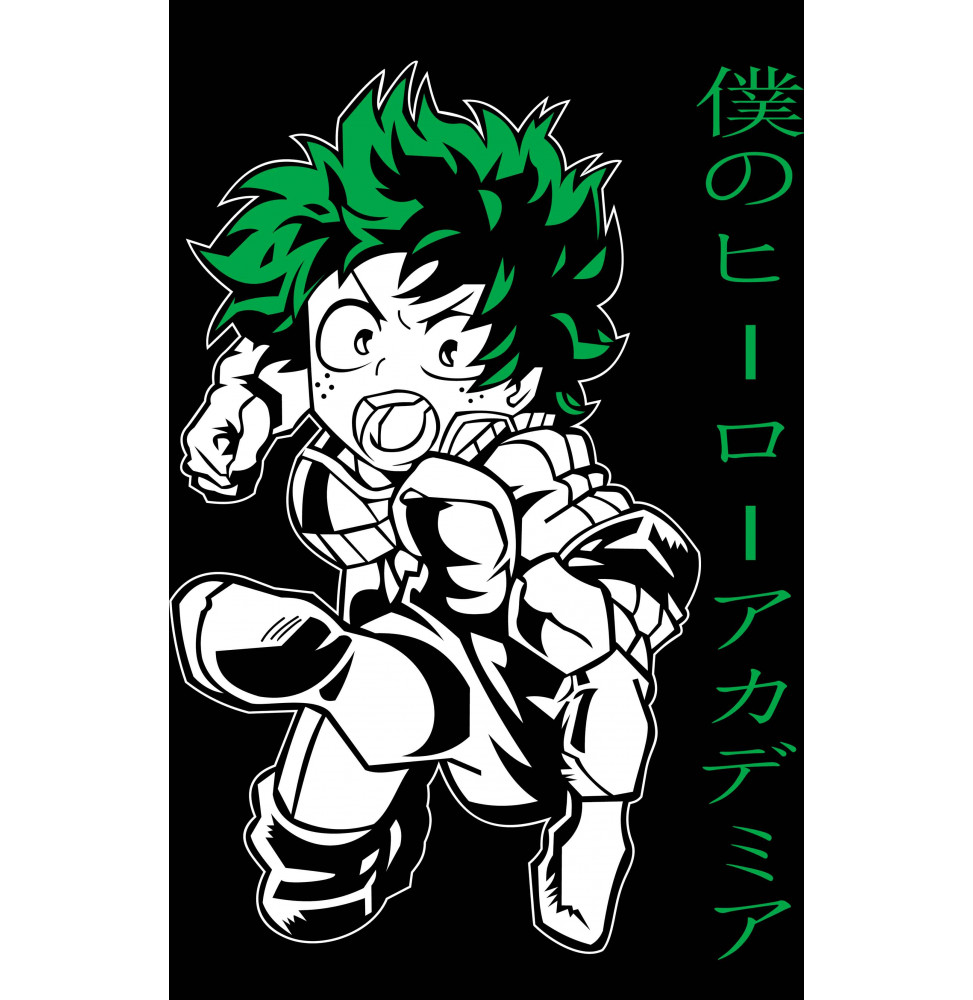 Camiseta Buko no Hero Izuku Midoriya